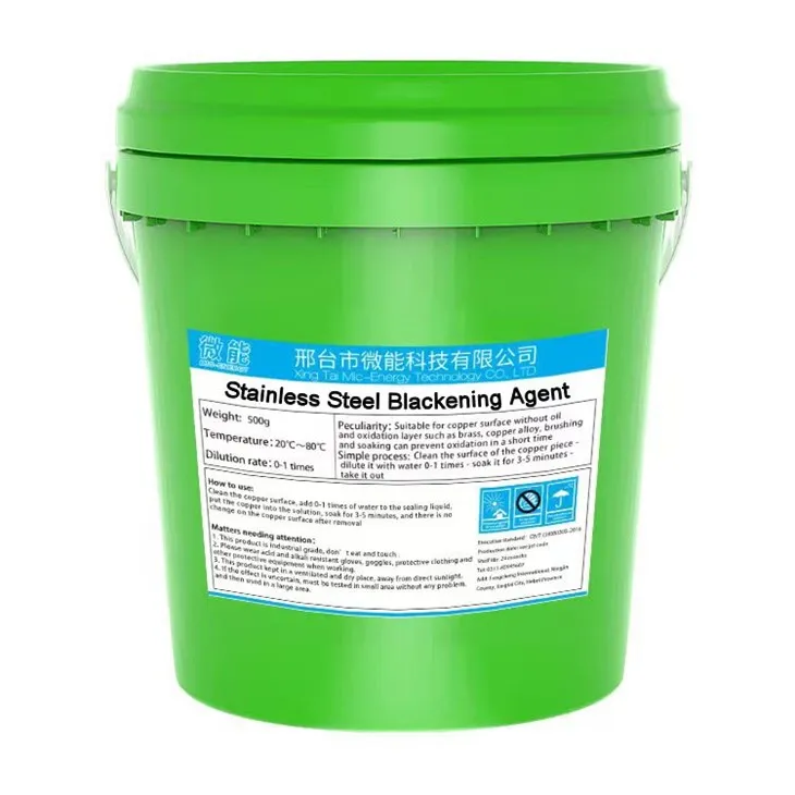 Heavy Duty Blackening Agent for Stainless Steel